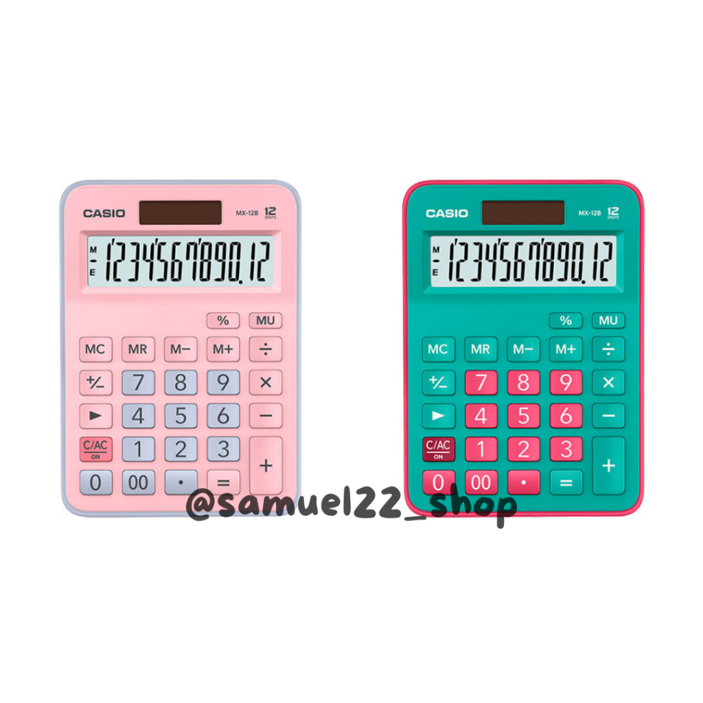 

Kalkulator CASIO MX-12B GNRD / PKLB 2 Warna 12 digit