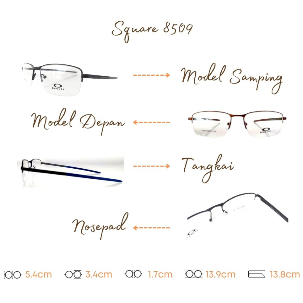 PAKET FRAME LENSA KACAMATA TYPE 8509