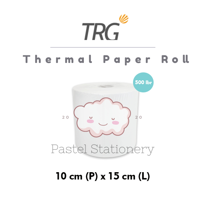 

TRG Kertas Label Sticker Resi Thermal Paper Isi 500 Barcode 10x15 TP-500