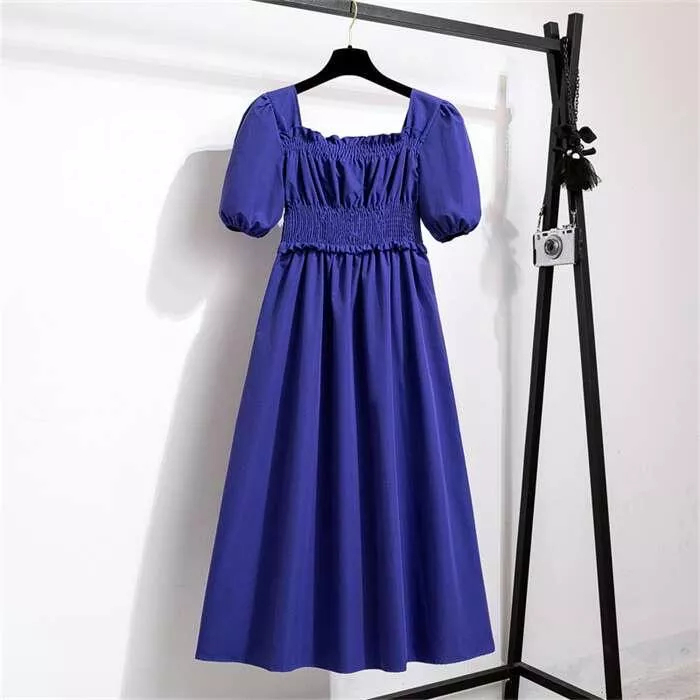 Toply shop Dres korea / korean long dres/ midi dress/ mini dress/korean dress/ style korean dress/pakaian korea/ baju korea/ dress korea kekinian