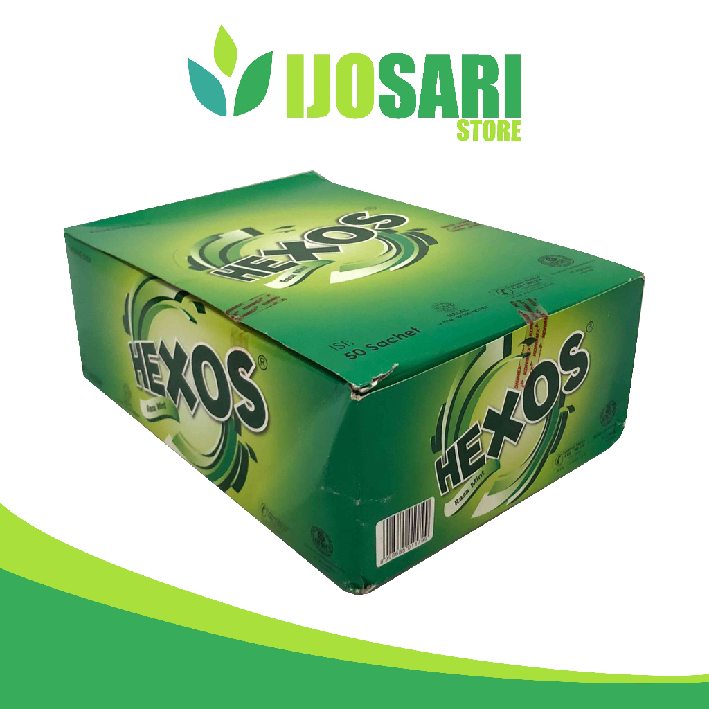 

HEXOS PERMEN MINT 1 Box @ 50 sachet