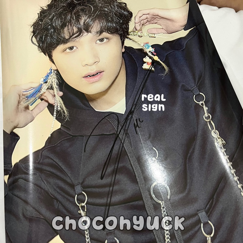 WTS HAECHAN SINGED POSTER NEO ZONE NCT 127 PC PHOTOCARD NCT DREAM MD