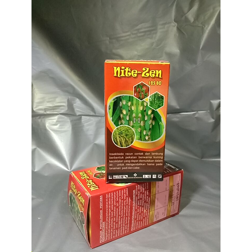 Insektisida Sistemik Nite-zen Nitempiram + Abamectin 100 ml untuk wereng pada padi setara pexalone