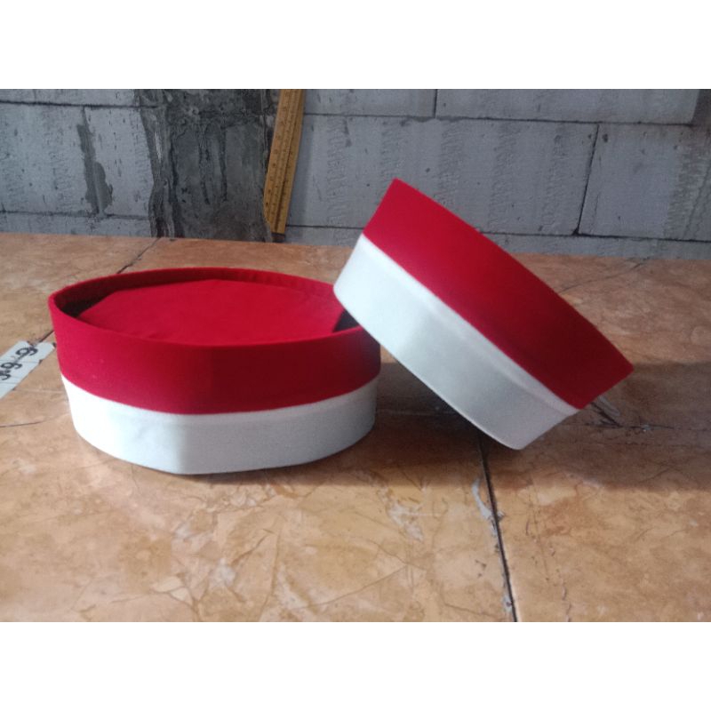 PECI,SONGKOK AC MERAH PUTIH TINGGI 8,9,10,11 DAN 12 CM