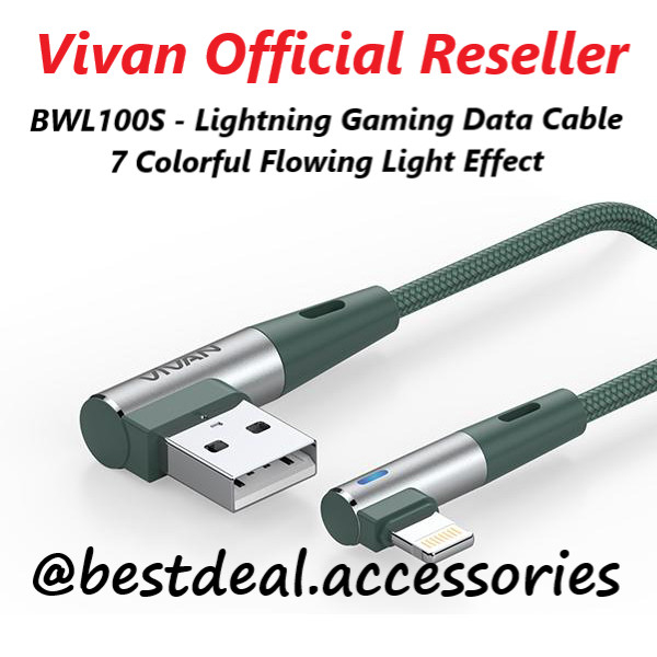 Vivan BWL100S iPhone Lightning Gaming Kabel Data Cable (new BWL100)