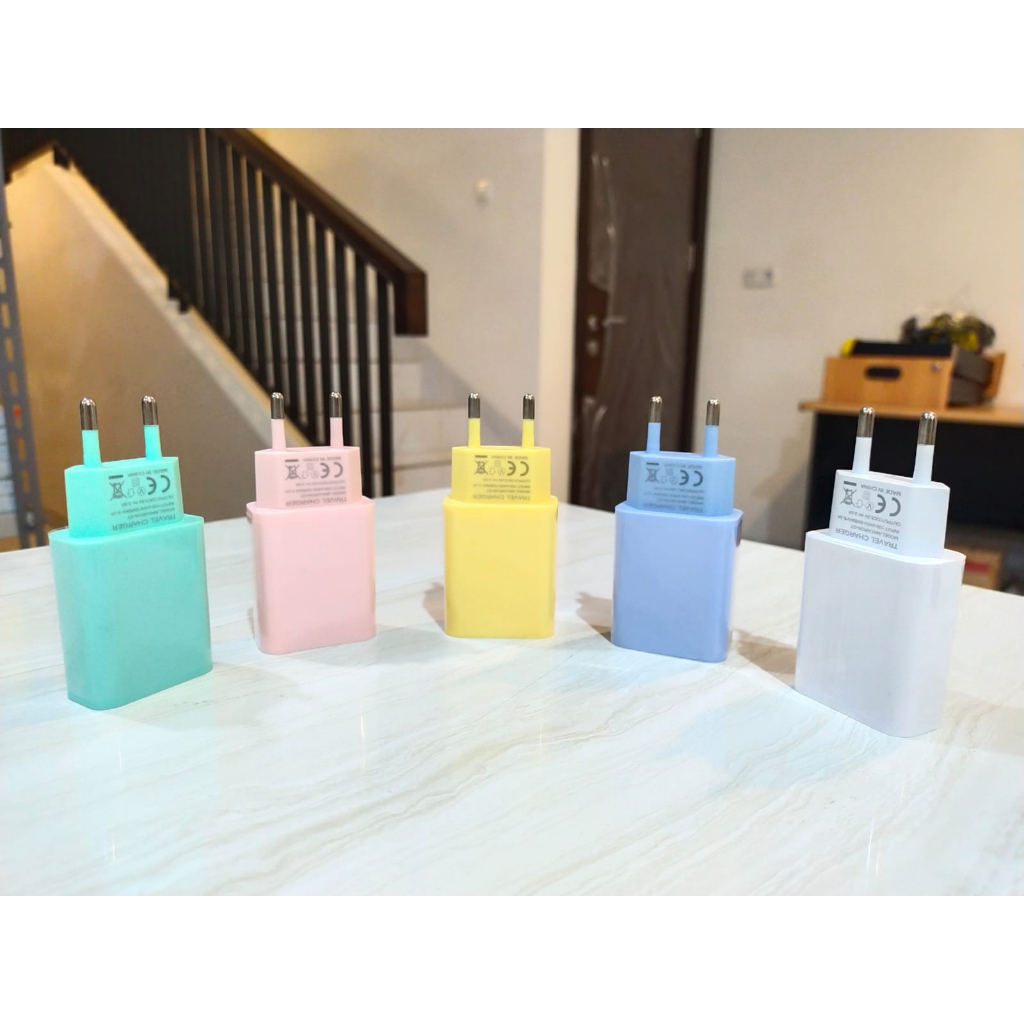 Adaptor Toples Macaron Warna Satu  Toples Isi 30 pcs Dengan 5 Warna Murah dan Berkualitas