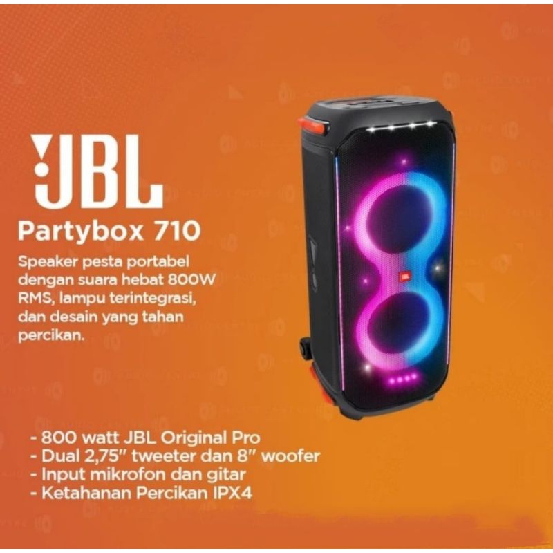 JBL PARTYBOX 710 BLUETOOTH ORIGINAL GARANSI 1 TAHUN