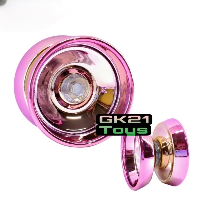 Mainan Anak - Mainan Yoyo Shock UV CHROOM 1 Bearing Terbaru / Kekinian Perpaduan 2 Warna