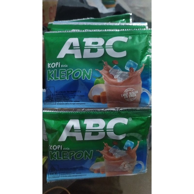 

ABC Kopi Rasa Klepon Renteng Isi 10 Sachet