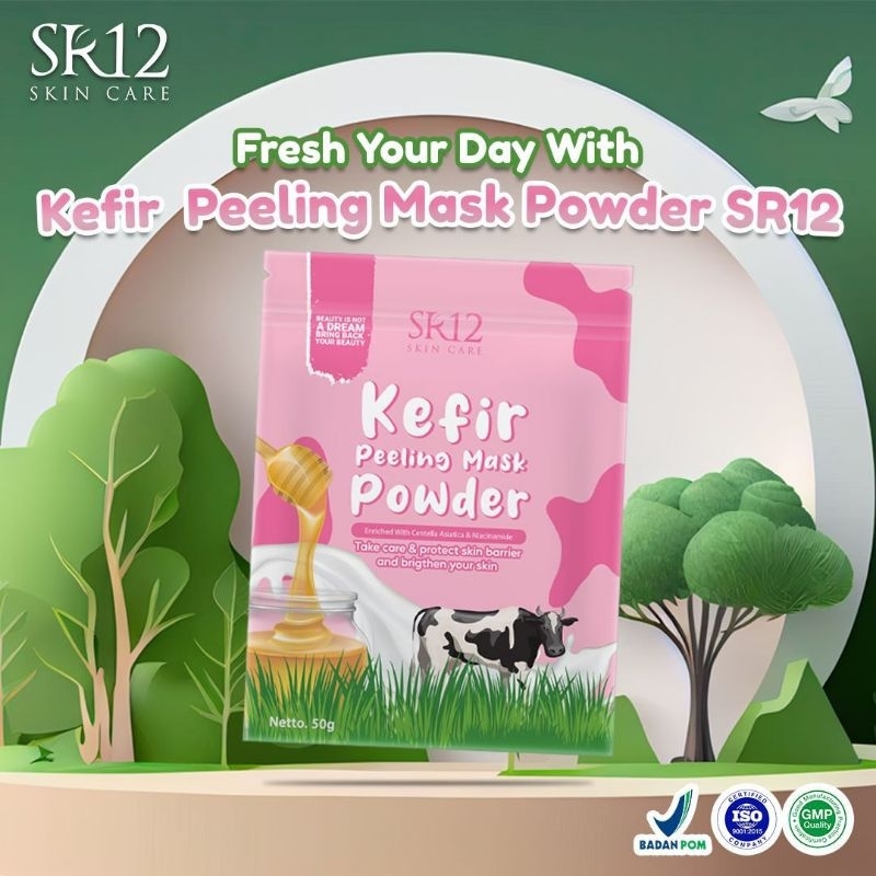KEFIR PEELING MASK POWDER / MASKER KEFIR BUBUK / MASKER KEFIR