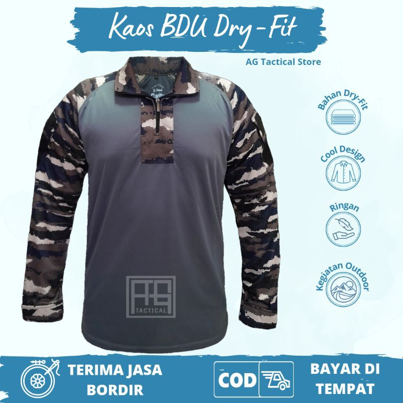 PRE ORDER KAOS BDU LORENG DRY-FIT PLUS SABLON