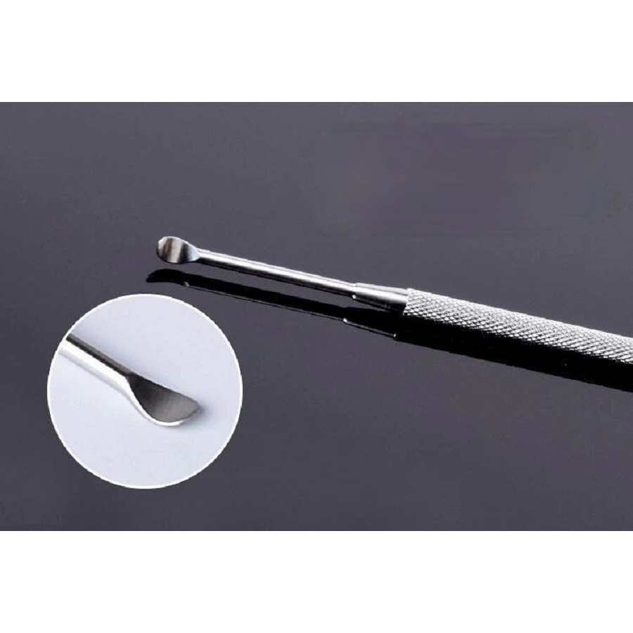 Korek Kuping Stainless Steel 3 in 1 Ujung Spring Pembersih Telinga