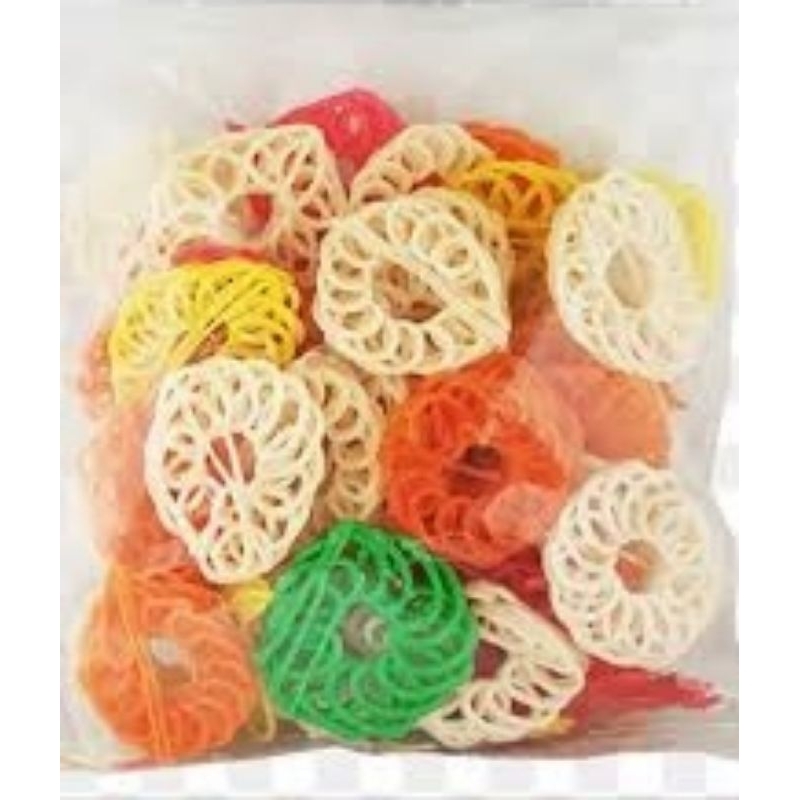 

Piscoklegit_ Kerupuk Mawar Warna Warni Mentah 500Gr / Bahan Seblak Viral Enak Dan Gurih