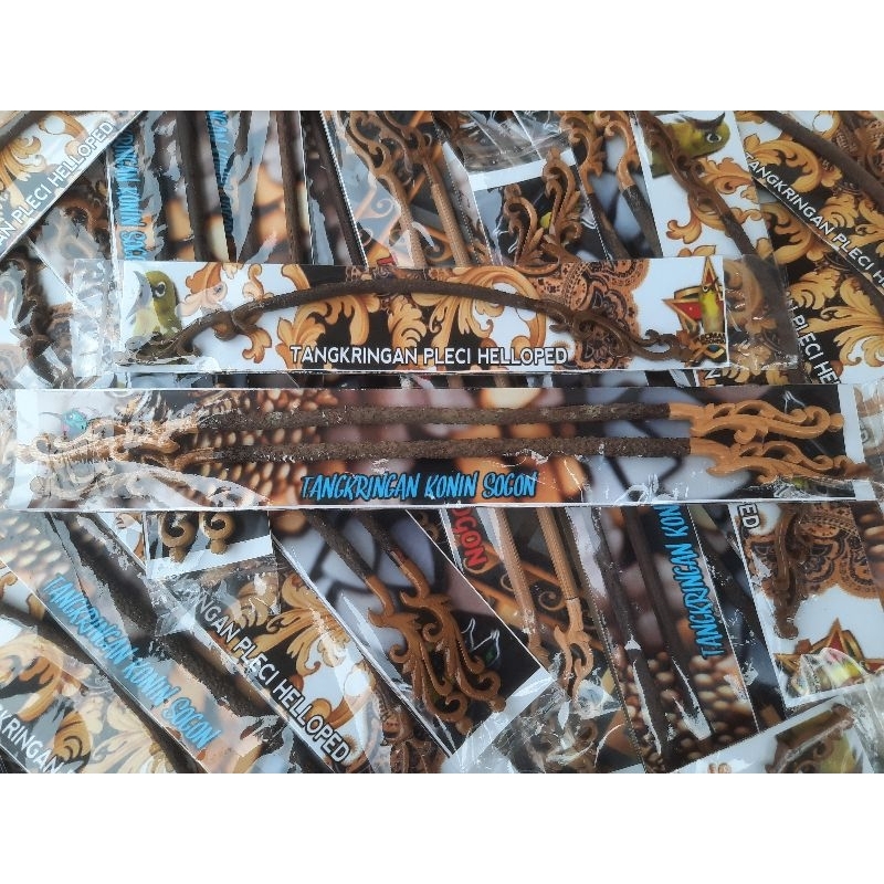 TANGKRINGAN SOGON ASEM BALI UKIR, KOLIBRI NINJA, PLECI - KAYU SONO KELING, BAMBU ..