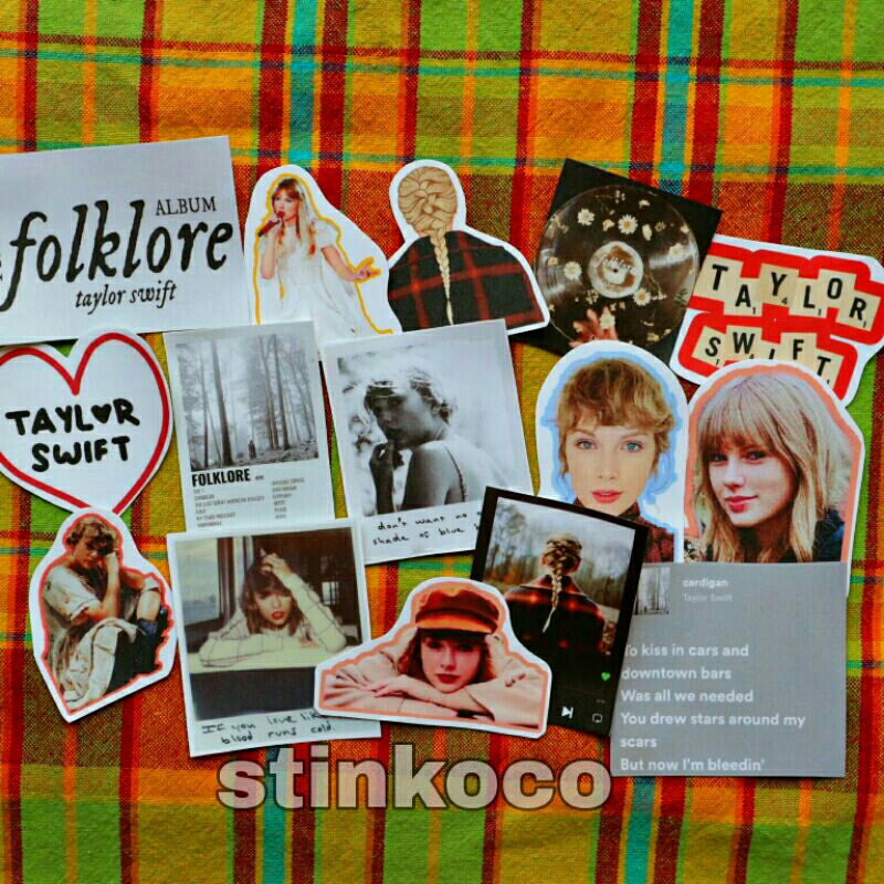 

[15Pcs] STICKER T4YL0R SW1FT "F0LKLORE" VERSION ISI 15 STICKER