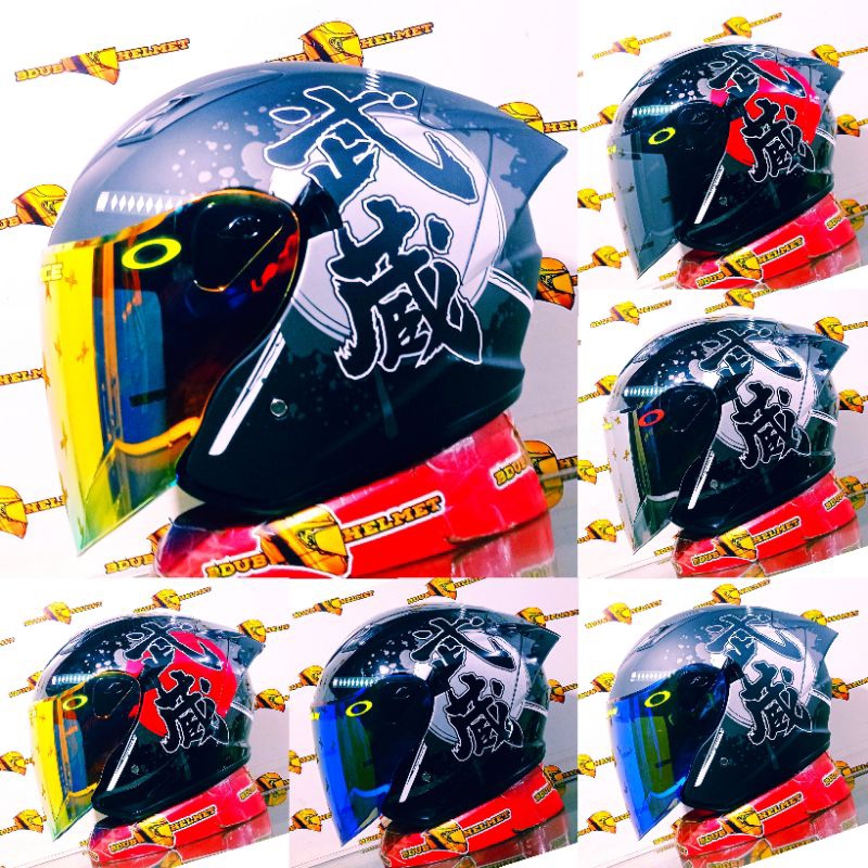 HELM NHK R1 MAX MOTIF NEW BUSIDHO PAKET GANTENG