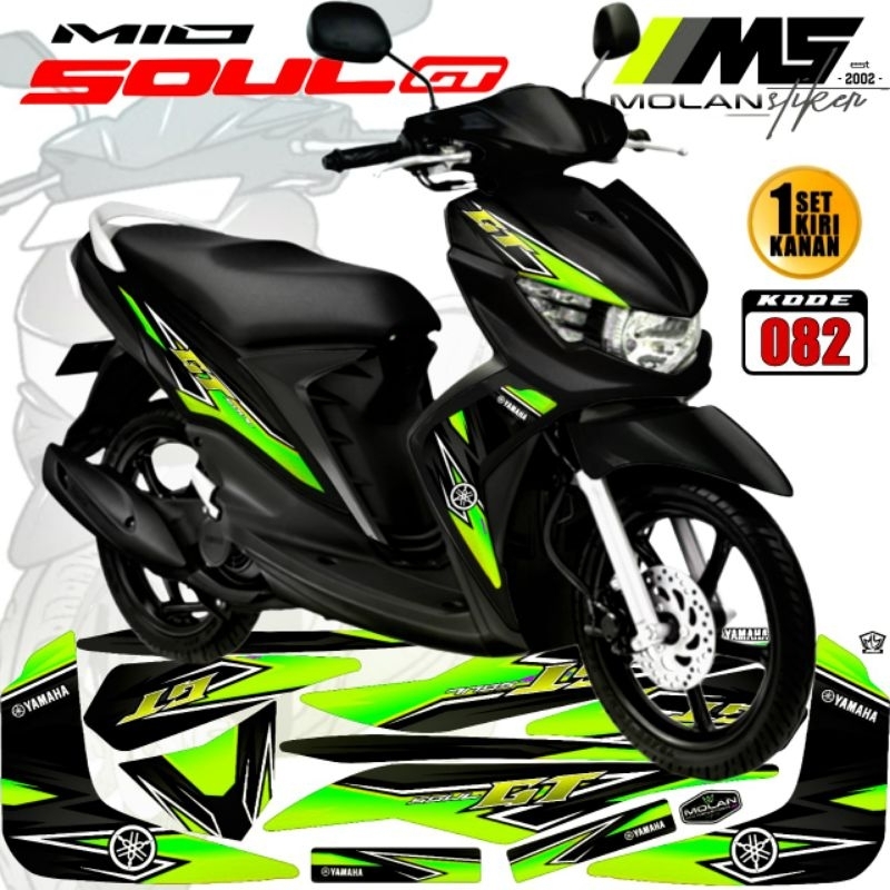 Decal Sticker Striping Variasi Mio Soul Gt 115 2012-2013-2014 Yamaha Mio Soul Gt 110 Yamaha Ego S 11