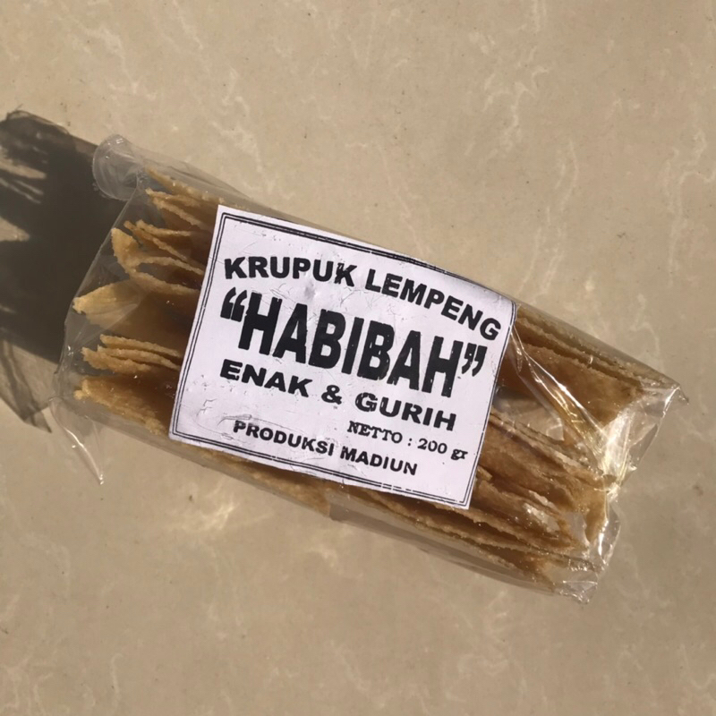 

KERUPUK LEMPENG HABIBAH KHAS MADIUN