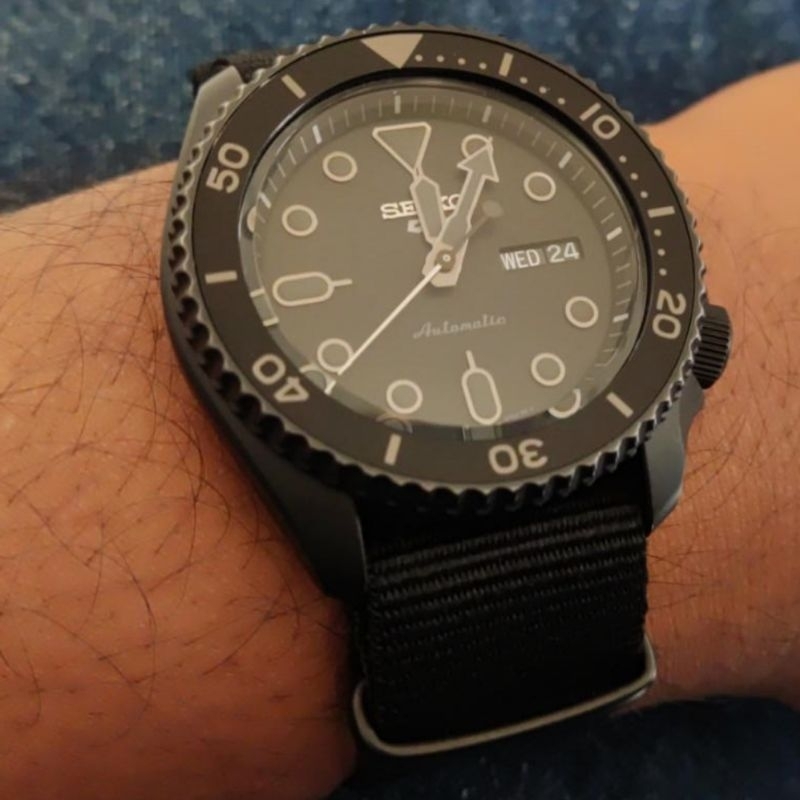 SEIKO 5 SPORT SRPD79K1 FULL BLACK SRPD79