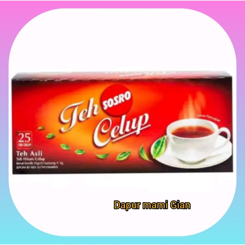 

teh celup sosro 15pcs