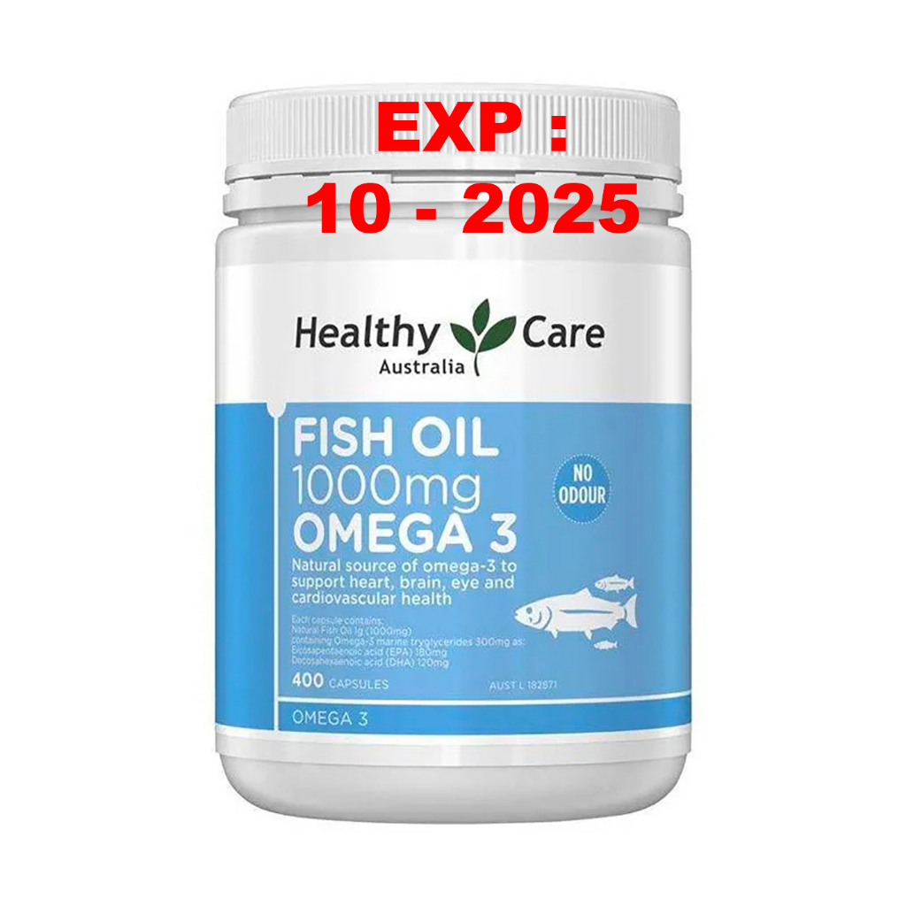 Healthy Care Fish Oil Omega 3 1000mg 400 Capsules