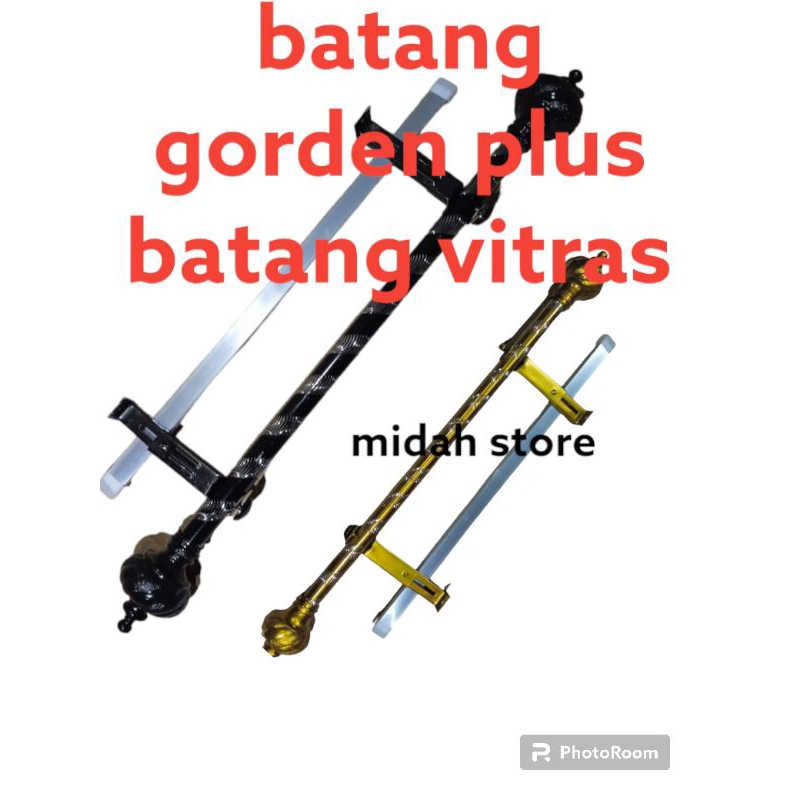 BATANG GORDEN PLUS BATANG VITRASE/ 1SET