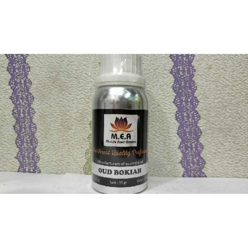 Minyak wangi Arab Oud Bukiyah kemasan kaleng segel 100ML