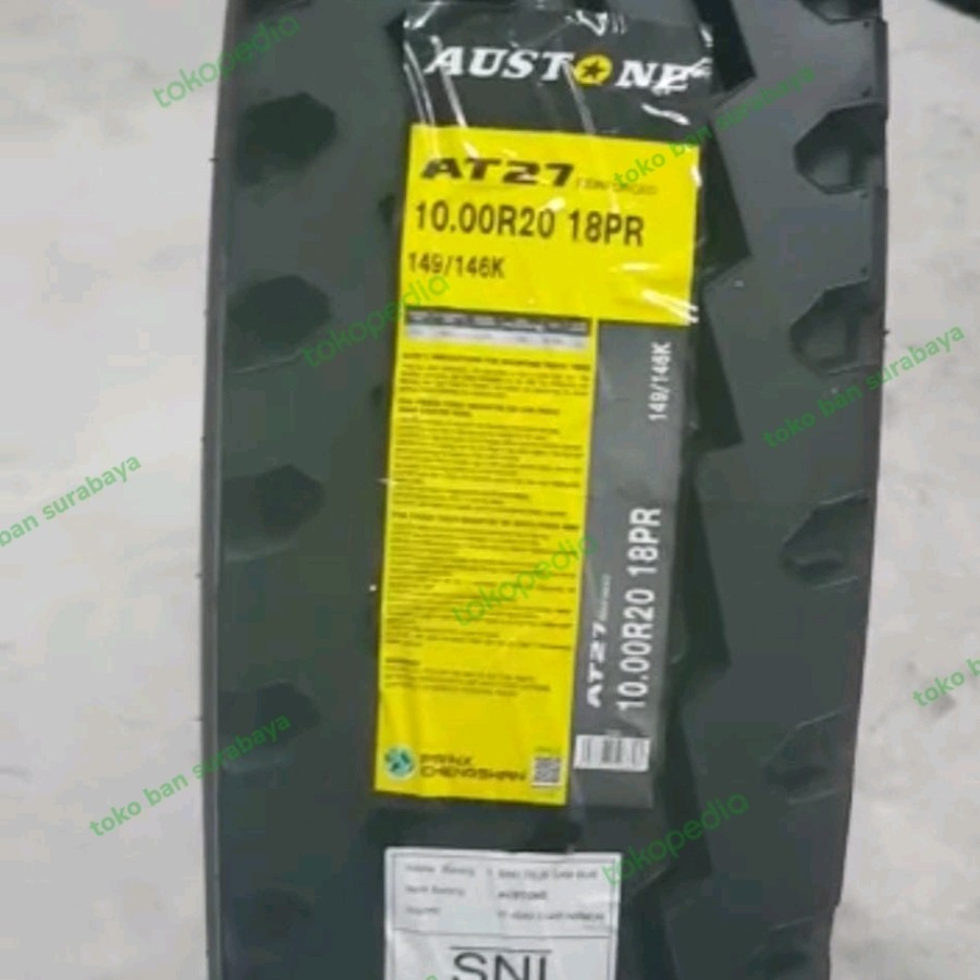 BAN TRUK RADIAL AUSTONE 1000R20 18PR AT27 1000 20 KOMPLIT DLM MARSET