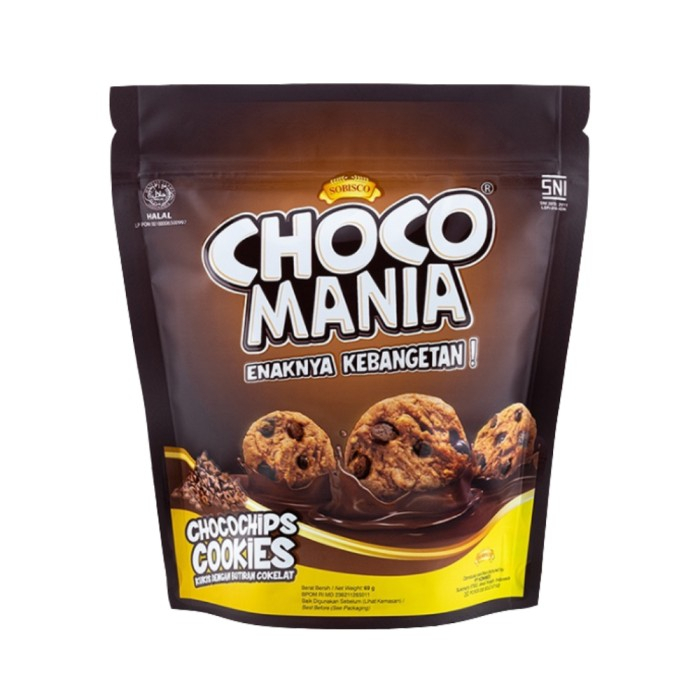 

Choco Mania Chocolate Chocochips Cookies Pouch 69 g