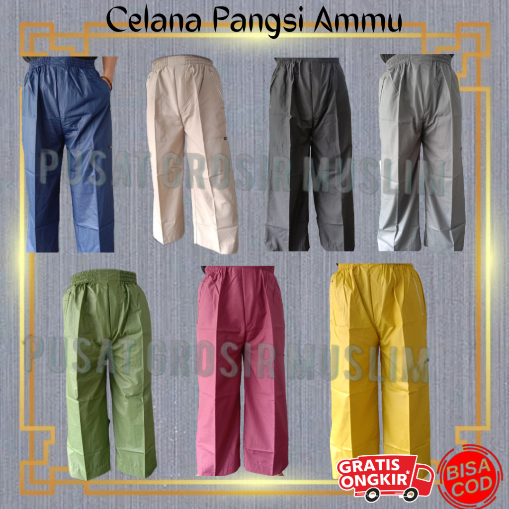 Celana Pansi pangsi Sirwal Orginal By Ammu Termurah!!