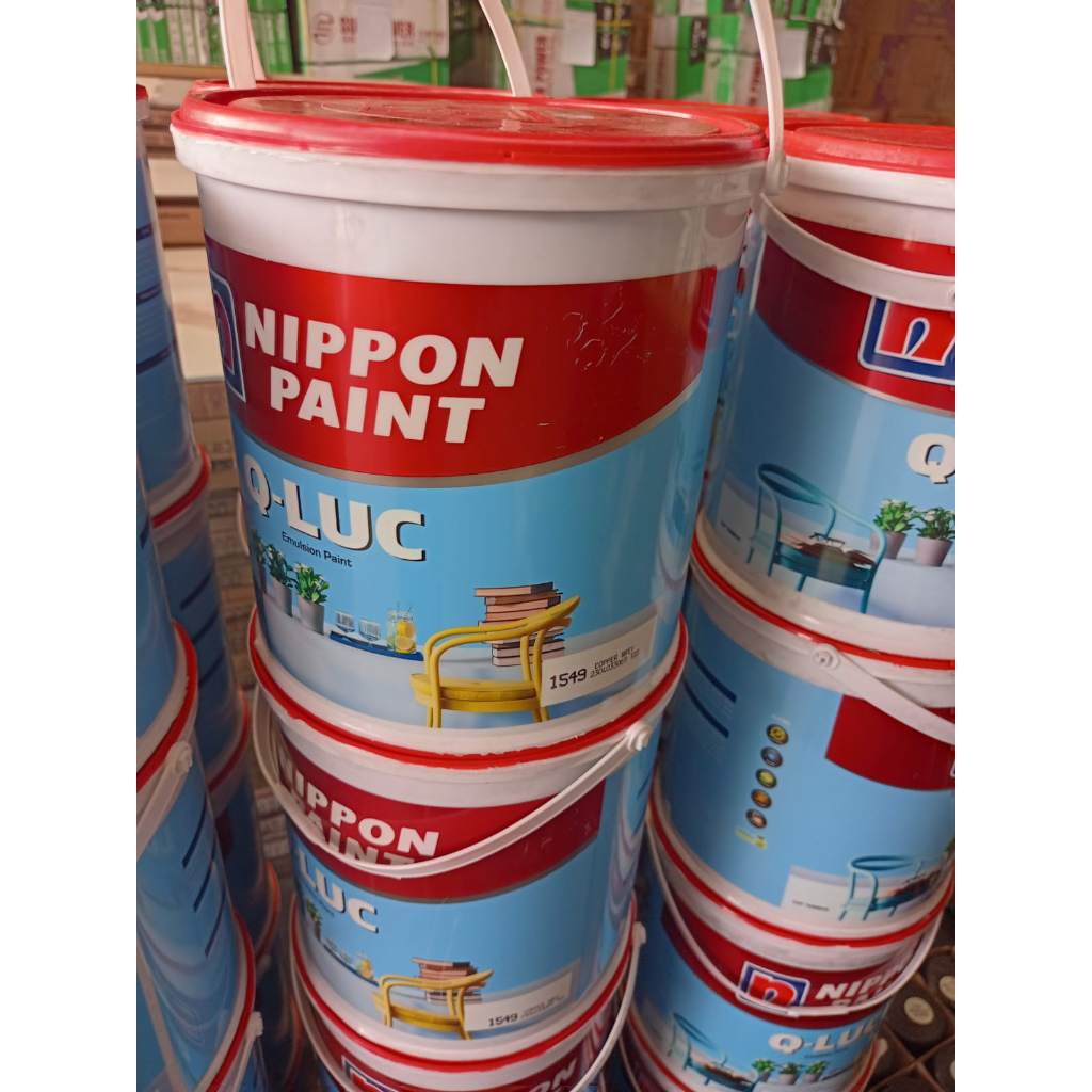 CAT TEMBOK NIPPON PAINT Q-LUC 4,5KG 1549 COPPER GREY