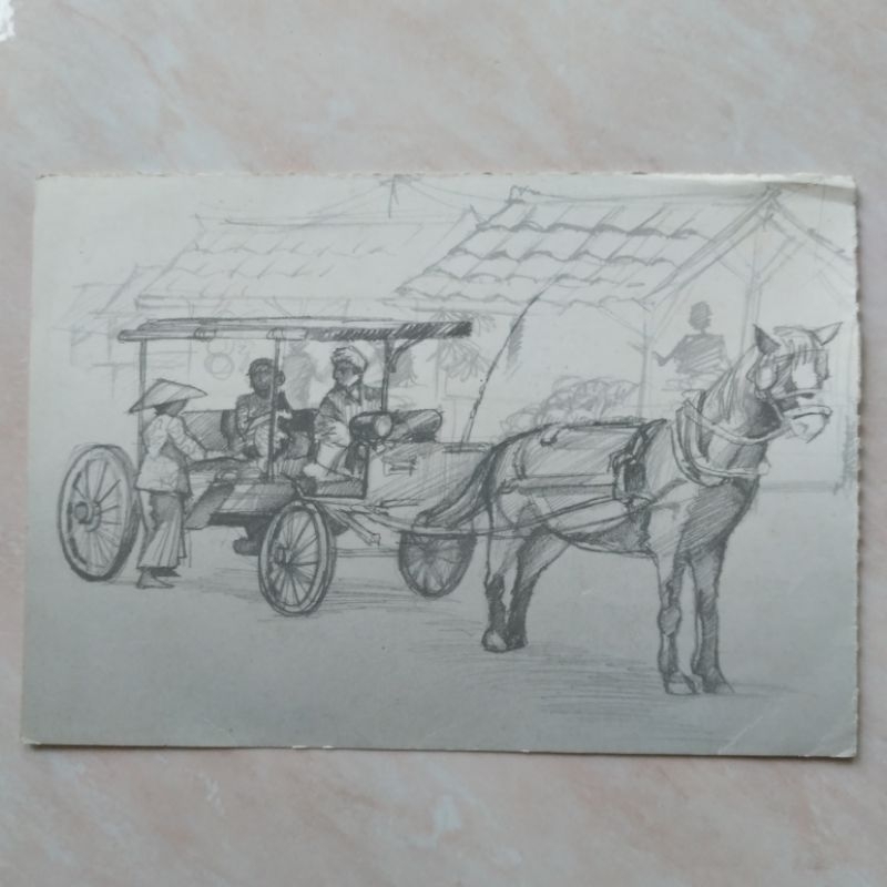 

Kartu Pos Seri Transportasi Tradisional Delman 2001 - YN244