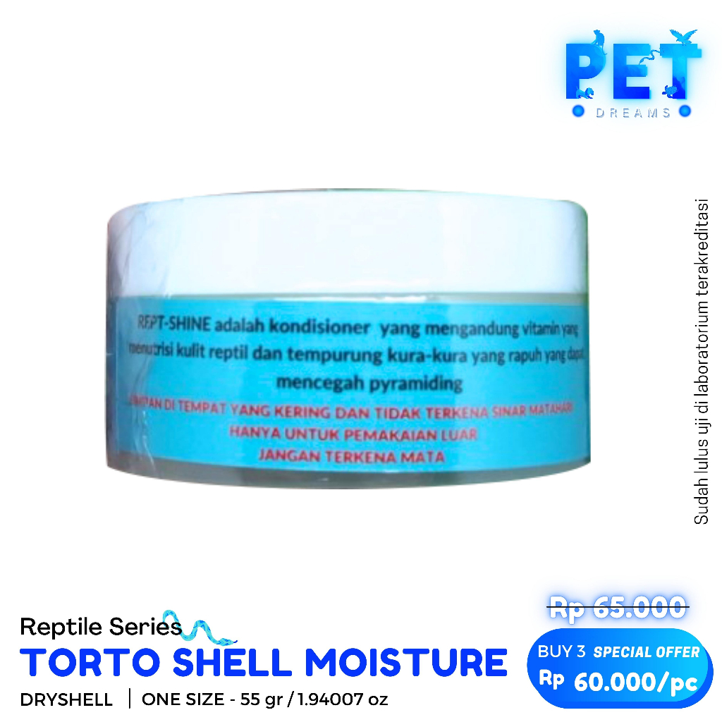 MR VET REPT SHINE / TORTO SHELL MOISTURE / PELEMBAB TEMPURUNG TURTLE