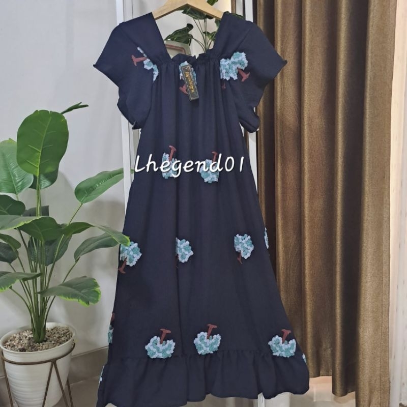 DASTER CRINKLE / LAURA DRES CRINKLE PREMIUM/DASTER CRINKLE AIRFLOW POM POM PREMIUM