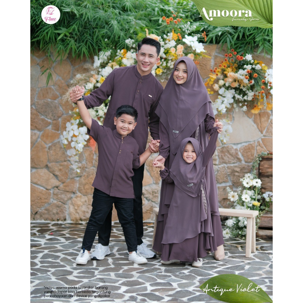 SARIMBIT FAUZ AMORA BY FAUZ HIJAB | Baju Couple | Gamis dan Koko | Special Idul Adha
