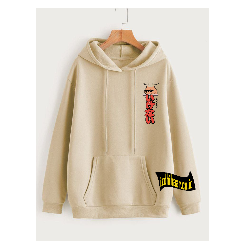 Sweater Hoodie Pria Wanita  LOOK HERE Terbaru / Sweater Pria Wanita Kekinian Size M -XXL