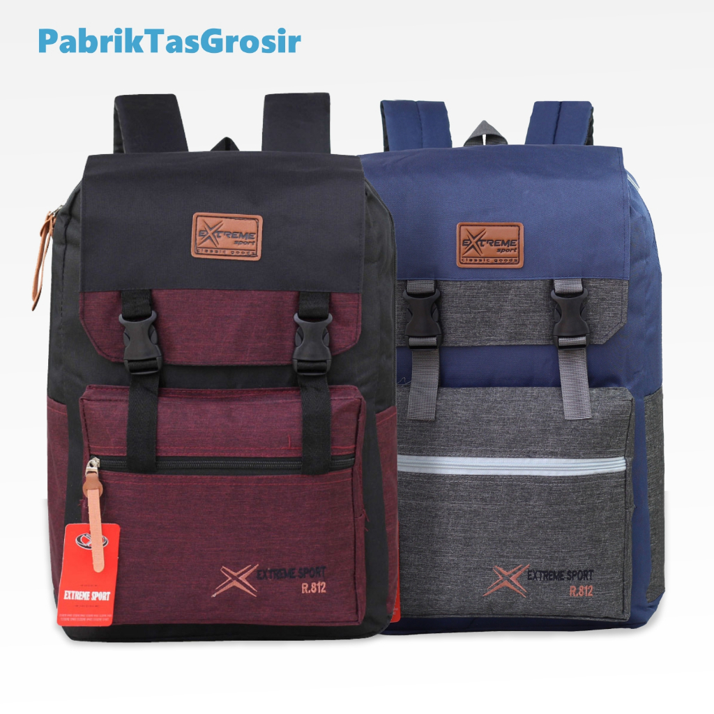 Ransel Gendong Pria Backpack Punggung Distro Extreme Tas Cowo SMP SMA Kuliah Berkualitas Bagus Keren Backpack Distro Kanvas Retro Bahan Impor Muat Laptop Tas Laptop In SMP SMA Kuliah Stylish Termurah