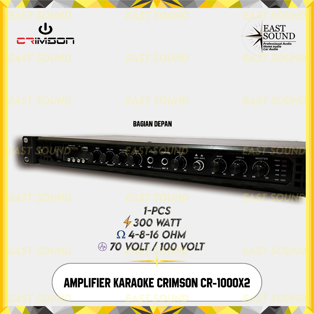 POWER AMPLIFIER CRIMSON CR-300X2