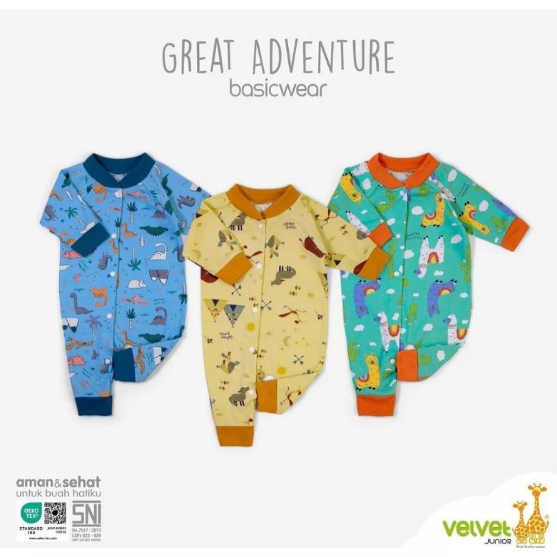 VELVET JUNIOR Sleepsuit/Baju Kodok Panjang