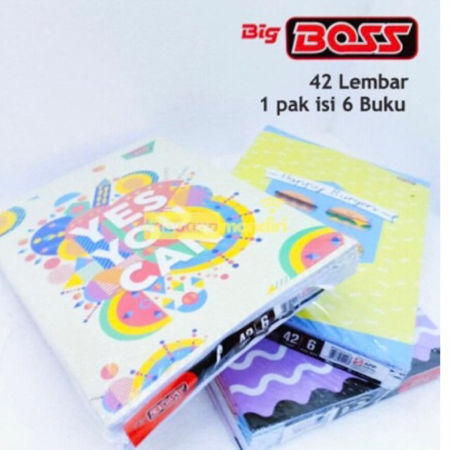 

Buku Tulis Boxy 42 Lembar/Buku Big Boss/Buku Boxy