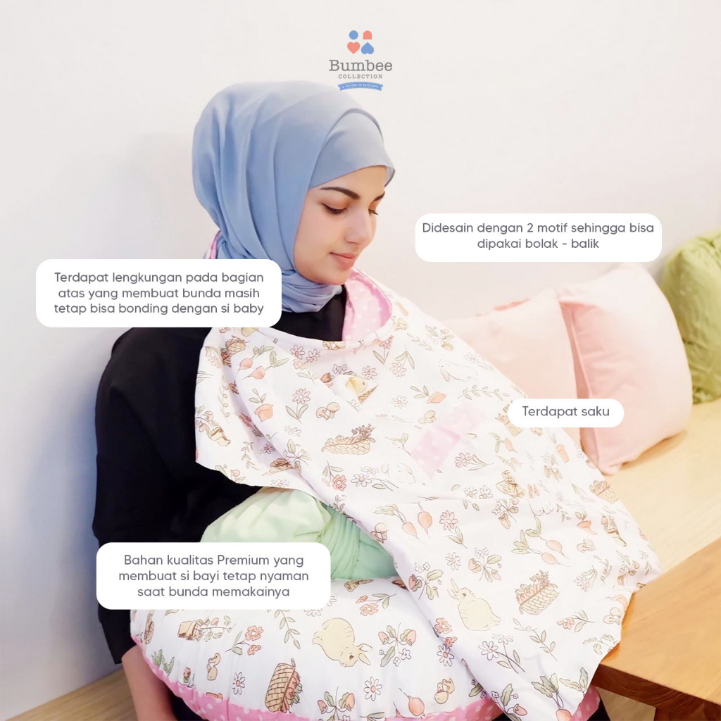 Bumbee Collection - Apron Menyusui Ready Stock