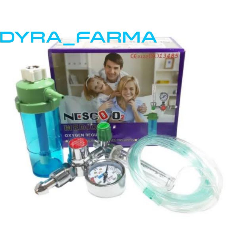 Regulator Oksigen NESCO / NESCO Regulator Oksigen Plus Canula O2 / Oksigen Regulator Nesco