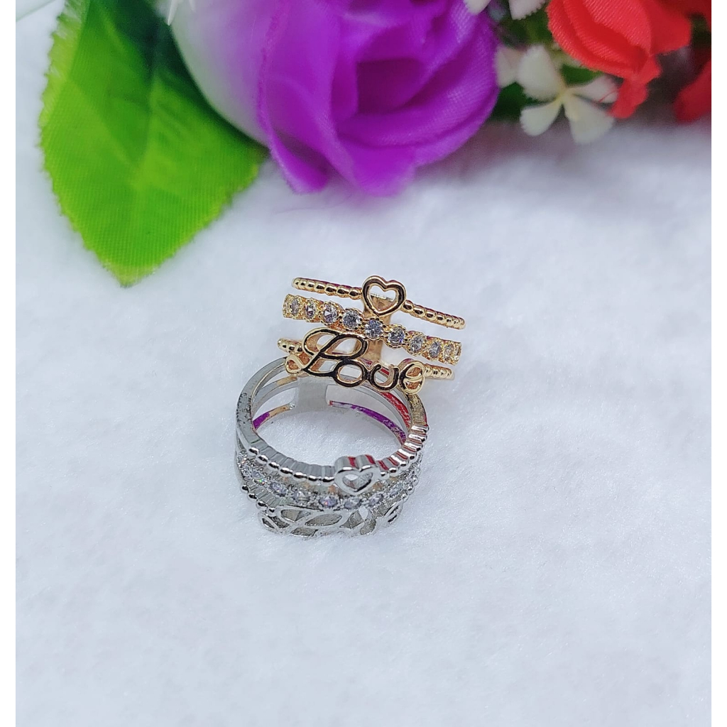 Cincin Xuping Permata Lapis Emas Perhiasan R113