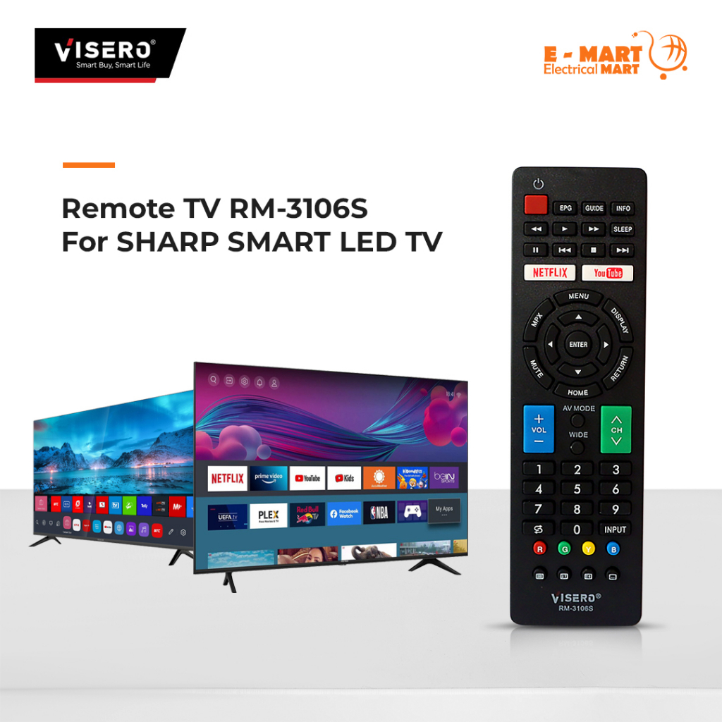 REMOTE TV SHARP TANPA SETTING GROSIR / Remot TV SHARP LCD LED