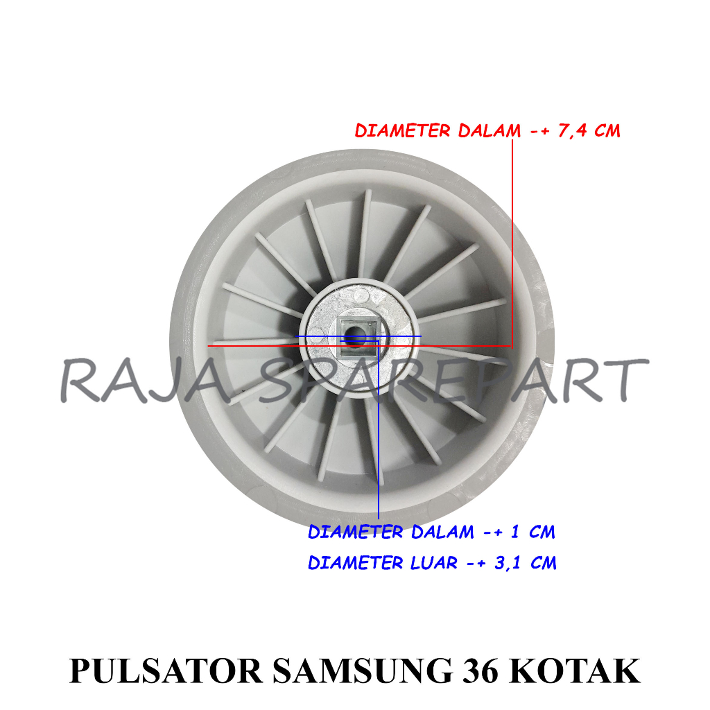 PULSATOR MESIN CUCI 36CM/PULSATOR SAMSUNG/PULSATOR SAMSUNG 36 KOTAK