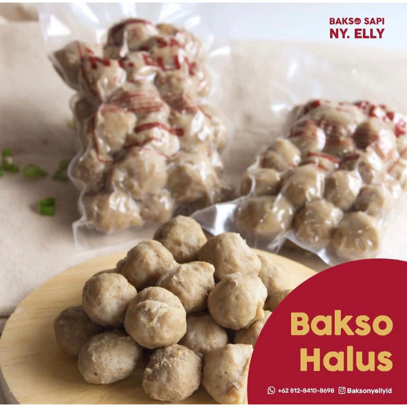 

Bakso Sapi Ny Elly Bakso Halus 1/2kg | Bakso 100% Sapi Asli