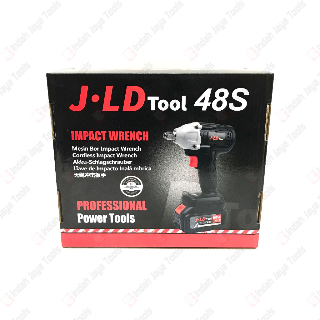 J.LD 48V IMPACT WRENCH CORDLESS - Mesin Impact Wrench Baterai Charger Pembuka Baut Buka Baut JLD