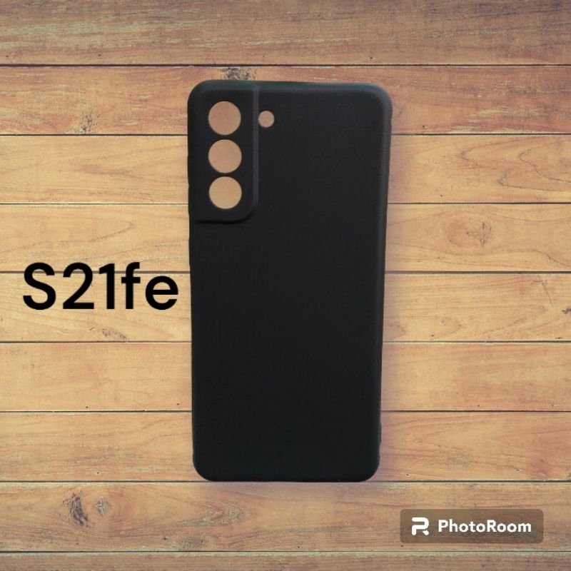 case Samsung s21fe softcase ultra slim s21 FE casing premium black s21fe