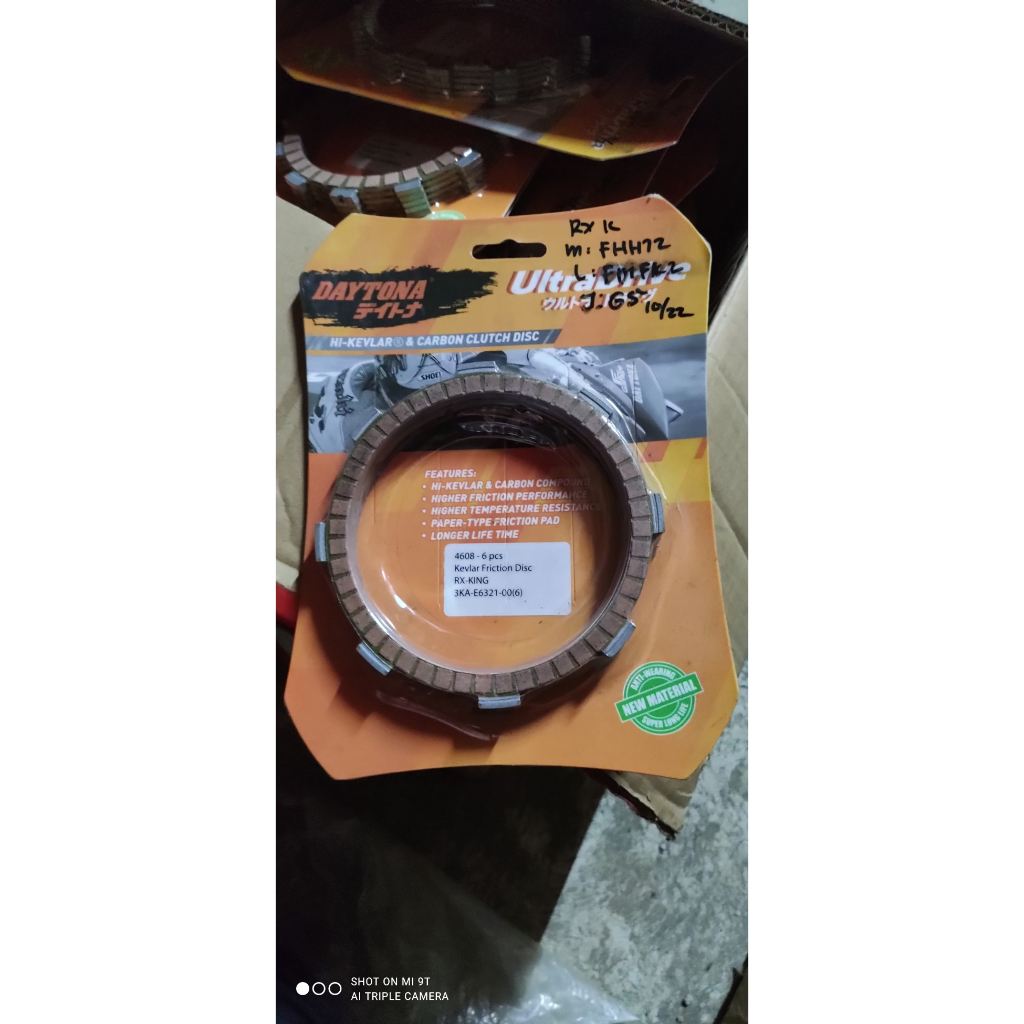 Kampas Kopling Daytona 4608 RX King