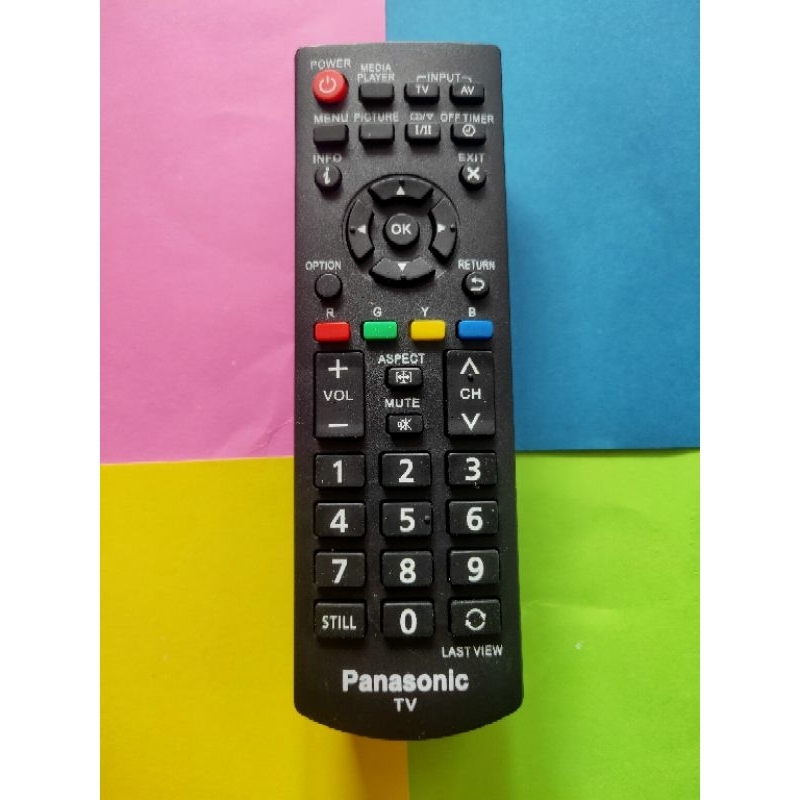 Remote TV PANASONIK LED LCD tombol empuk grade berkualitas